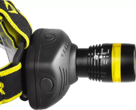 Фонарь STAYER &quot;PROFESSIONAL&quot; налобный светодиодный, 3Вт(140Лм), регулируемый фокус, 3 режима, 3ААА 56566 купить в Нягани