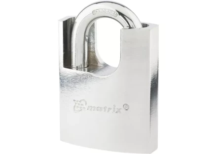Замок навесной защищенная дужка 50 мм MATRIX 91804 купить в Нягани