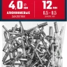 ЗУБР 4.0 x 12 мм, 50 шт, алюминиевые заклепки, Профессионал (313106-40-12) купить в Нягани