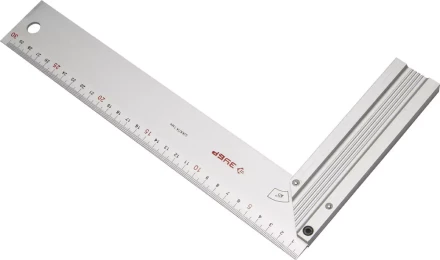 Угольник ЗУБР &quot;ЭКСПЕРТ&quot; столярный, жесткое профилированное полотно, усиленная алюминиевая рукоятка, 300мм 34395-30 купить в Нягани