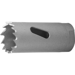 Коронка ЗУБР "ЭКСПЕРТ" биметаллическая, быстрорежущая сталь, глубина сверления до 38мм, d-22мм 29531-022_z01