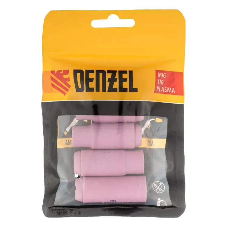 Набор керамических сопел Denzel 93656, № 4, 5, 6, 7, 8 купить в Нягани
