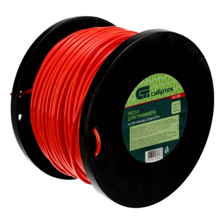 Леска для триммера круглая, на DIN катушке, 3.0 мм х 120 м, Россия Сибртех 961355 купить в Нягани