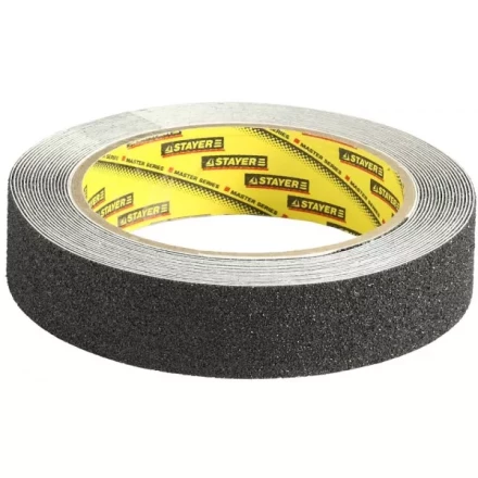Клейкая лента, STAYER Profi 12270-25-05, противоскользящая, 25мм х 5м 12270-25-05 купить в Нягани