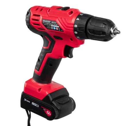 Дрель-шуруповерт аккумуляторная MTX MCDL-12-02, Li-Ion, 12 В, 2 акк. 26182 купить в Нягани
