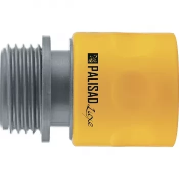 Соединитель пластмассовый быстросъемный внеш. резьба 3/4 однокомпонентный PALISAD LUXE 66263 купить в Нягани