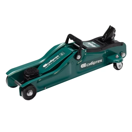 Домкрат гидравлический подкатной Сибртех 50830, 2 т, 85-330 мм, низкий подхват купить в Нягани