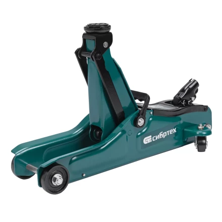 Домкрат гидравлический подкатной Сибртех 50830, 2 т, 85-330 мм, низкий подхват купить в Нягани