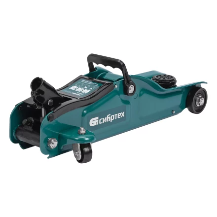 Домкрат гидравлический подкатной Сибртех 50830, 2 т, 85-330 мм, низкий подхват купить в Нягани