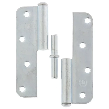 Петля накладная ПН1-110 левая цинк 4штуки  Металлист Россия 91553 купить в Нягани