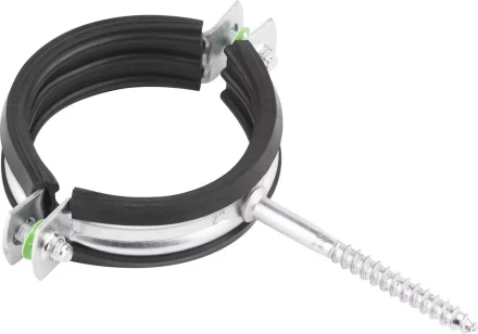 ЗУБР. Хомут трубный оцинкованный, с шурупом, 2&quot;, 40шт 37854-58-63-40 купить в Нягани