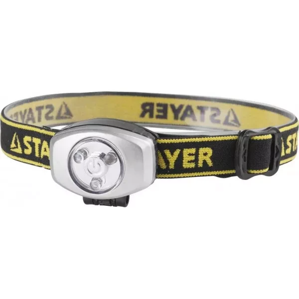 Фонарь STAYER "STANDARD" налобный светодиодный, 3ULTRA LED, 2CR2032 56580 купить в Нягани