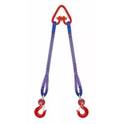 Строп текстильный двухветвевой 2СТ 6.3 т L=8 м SF6 125 мм Звено РТ-3 купить в Нягани