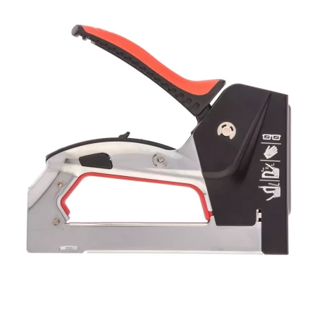 Степлер мебельный стальной быстрая загрузка тип скобы 53 4-14 мм PRO Matrix 40917 купить в Нягани