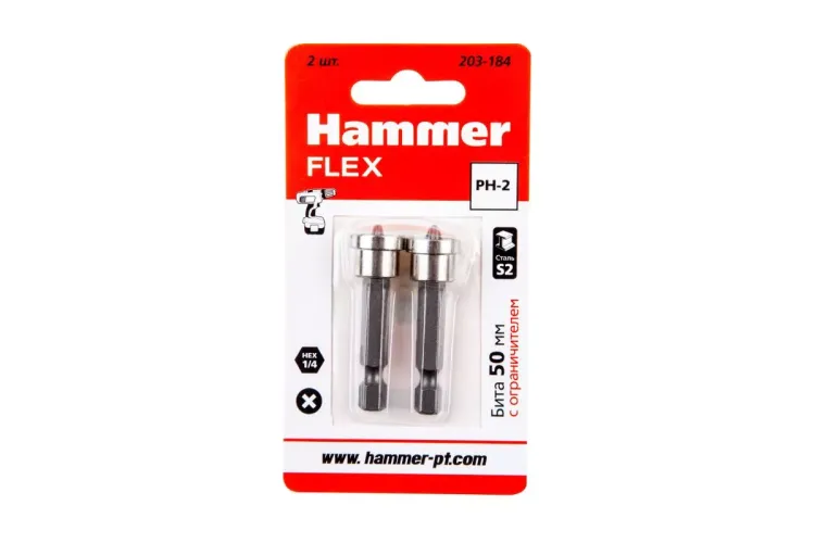 Бита HAMMER PH2 50мм (203-184) купить в Нягани