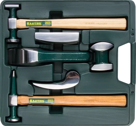 Набор KRAFTOOL &quot;INDUSTRIE&quot; рихтовочный 6 предметов: 2 молотка, 4 правки 20371-H6 купить в Нягани