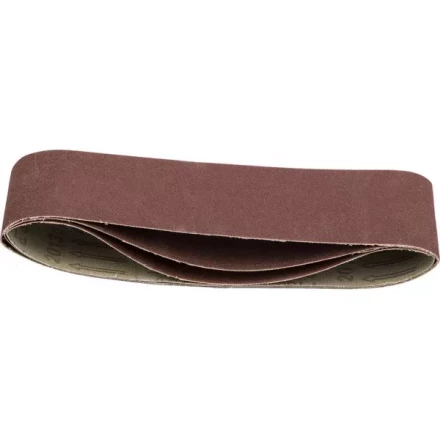 Лента STAYER &quot;MASTER&quot; шлифовальная универсальная бесконечная на тканевой основе, для ЛШМ, P120, 75х533мм, 3шт 35442-120 купить в Нягани