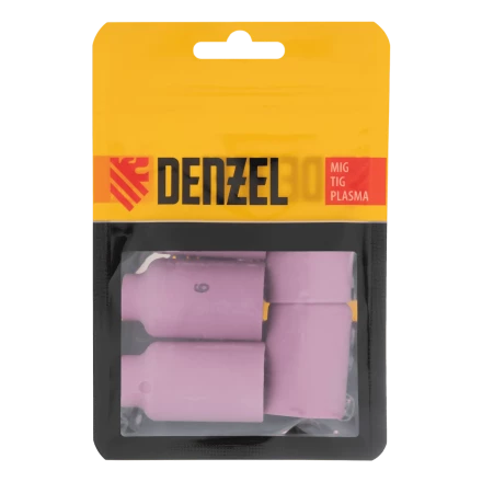 Набор керамических сопел для газовой линзы № 5, 6, 7, 8, 10 Denzel 93659 купить в Нягани
