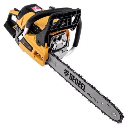 Пила цепная бензиновая Denzel DS-4516, шина 40 см, 45 см3, 2,5 л.с, шаг 0,325, паз 1,5 мм, 64 звена 95236 купить в Нягани