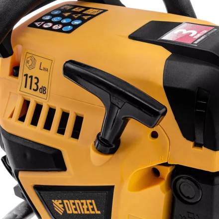 Пила цепная бензиновая Denzel DS-4516, шина 40 см, 45 см3, 2,5 л.с, шаг 0,325, паз 1,5 мм, 64 звена 95236 купить в Нягани