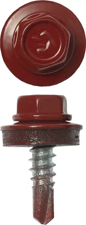 Саморезы ЗУБР &quot;ПРОФЕССИОНАЛ&quot; окраш., RAL 3003 рубин.-красн., для крепл. кров. матер. к металл. констр., 5.5x19мм, 500шт 4-300315-55-019-3003 купить в Нягани