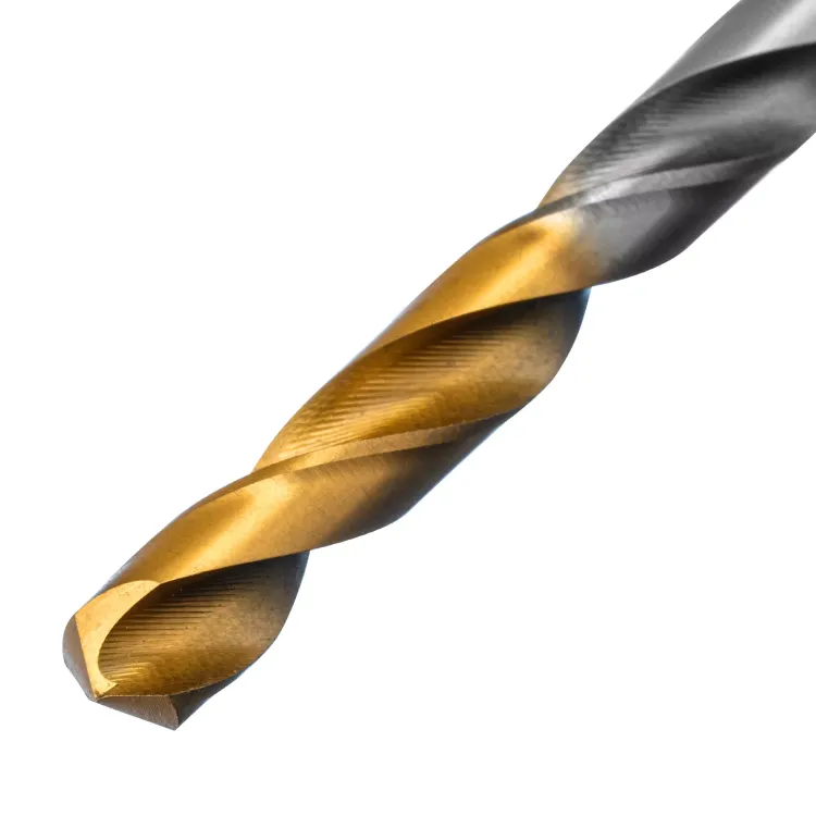 Сверло спиральное по металлу Denzel 6 х 139 мм, Р6М5, Golden Tip, удлиненное, 718256 купить в Нягани