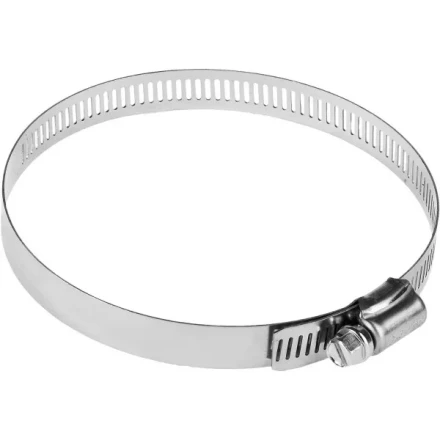 Хомуты ЗУБР &quot;ЭКСПЕРТ&quot;, нерж. сталь, просечная лента 12 мм, 91-114 мм, 50 шт 37815-091-114-50 купить в Нягани