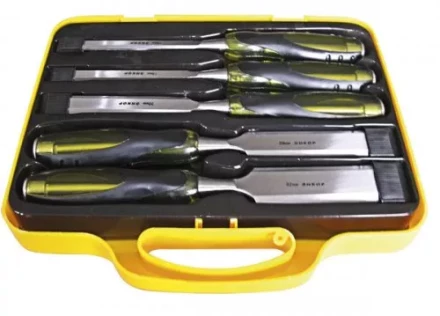 Набор стамесок-долот 10,12,20,26,32 мм 5 штук пластиковый кейс Энкор 10441 купить в Нягани