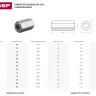 Гайка DIN 6334 переходная, M12, 1 шт, оцинкованная, ЗУБР 303756-12 купить в Нягани