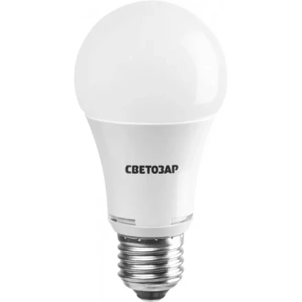 Лампа СВЕТОЗАР светодиодная &quot;LED technology&quot;, цоколь E27(стандарт), яркий белый свет (4000К), 220В, 10Вт (75) 44508-75_z01 купить в Нягани