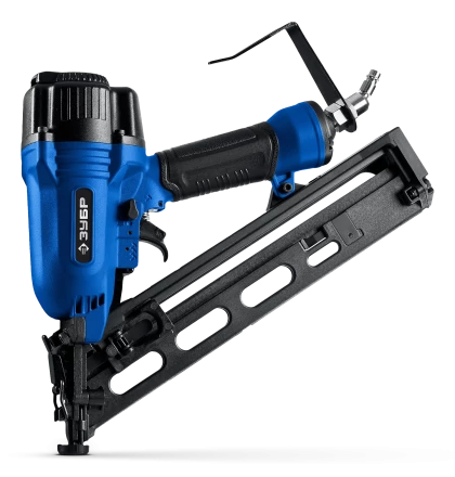 ЗУБР DA34-64, пневматический финишный нейлер для реечных гвоздей ЗУБР 15Ga, DA34 (32-64 мм), Профессионал (31926) купить в Нягани