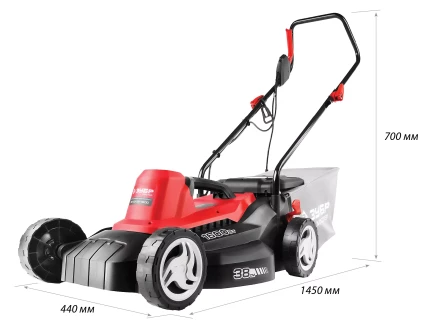 Газонокосилка электрическая ЗГКЭ-38-1600 серия МАСТЕР купить в Нягани