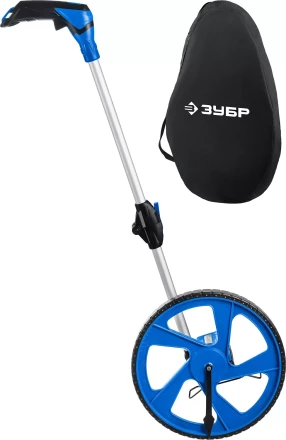 ЗУБР 0.1 - 9999 м, измерительное колесо, (курвиметр) со складной алюминиевой рукояткой, Профессионал (34880) купить в Нягани