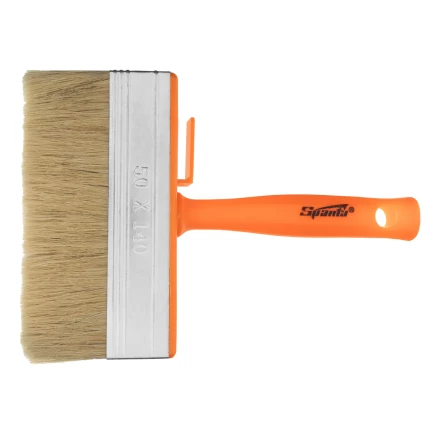 Кисть-ракля, 50х140 мм, натуральная щетина, пластмассовый корпус, пластмассовая ручка// Sparta 841072 купить в Нягани