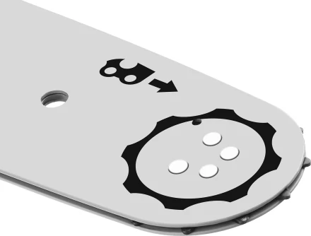 ЗУБР тип 5, шаг 0.325, паз 1.5 мм, 40 см, шина для бензопил (70205-40) купить в Нягани