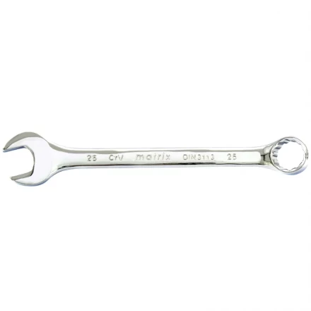 Ключ комбинированный 25 мм CrV полированный хром MATRIX 15170 купить в Нягани