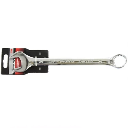 Ключ комбинированный 25 мм CrV полированный хром MATRIX 15170 купить в Нягани