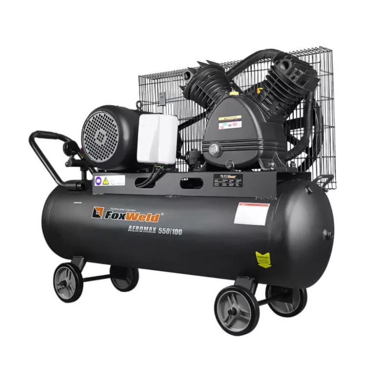 Компрессор масляный ременной AEROMAX 550/100 FoxWeld купить в Нягани