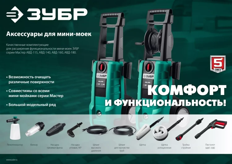 ЗУБР для пистолета МИГ-180, угловая насадка (70408-180) купить в Нягани