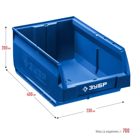 ЗУБР ЛСК-18, 18 л, 400 х 230 х 200 мм, складской лоток, Профессионал (38061-18) купить в Нягани