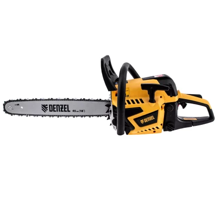 Пила цепная бензиновая Denzel DS-5218, шина 45 см, 52 см3, 3 л.с, шаг 0,325, паз 1,5 мм, 72 звена 95237 купить в Нягани