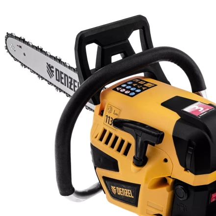 Пила цепная бензиновая Denzel DS-5218, шина 45 см, 52 см3, 3 л.с, шаг 0,325, паз 1,5 мм, 72 звена 95237 купить в Нягани