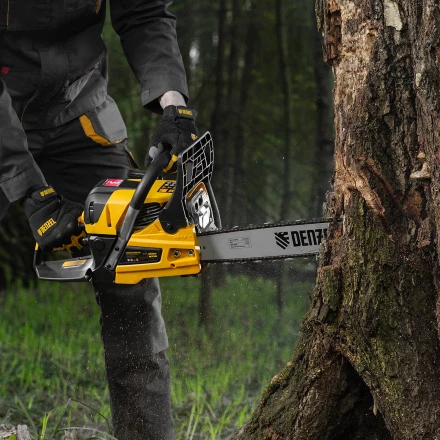 Пила цепная бензиновая Denzel DS-5218, шина 45 см, 52 см3, 3 л.с, шаг 0,325, паз 1,5 мм, 72 звена 95237 купить в Нягани