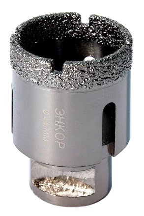 Коронка алмазная по керамограниту D 44 мм для УШМ сух. рез Энкор 48310 купить в Нягани