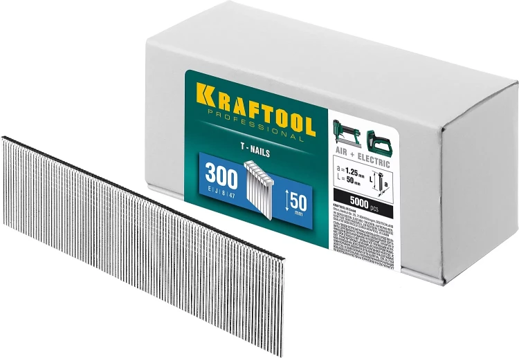 Гвозди тип 18GA (47 / 300 / F) 5000 шт 31785-50 купить в Нягани