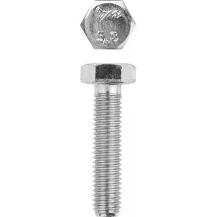 Болт ЗУБР &quot;МАСТЕР&quot; с шестигранной головкой, ГОСТ 7798-70, класс прочности 5.8, оцинкованный, M8x35мм, 5кг 303080-08-035 купить в Нягани