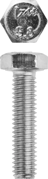 Болт ЗУБР с шестигранной головкой, DIN 933, класс прочности 8.8, оцинкованный, M10x16 мм, ТФ0, 1300 шт. 4-303070-10-016 купить в Нягани