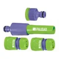 Набор для подключения шланга 3/4&quot; (распылитель 3 адаптера к распылителю)  PALISAD 65179 купить в Нягани