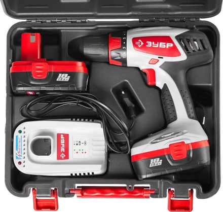 Дрель-шуруповерт 2 АКБ ЗДА-18-2 КИН серия МАСТЕР купить в Нягани
