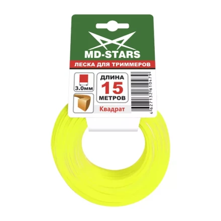 Леска для триммера SQUARE (квадрат) 1,6ММХ15М купить в Нягани